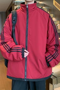 MY189/P98双面穿棉服冬季新款两面穿满天星棉衣宽松百搭加厚棉袄图片