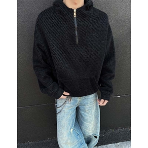 银丝雪尼尔连帽卫衣男 cp116-特p：55图片