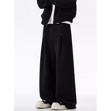 休闲长裤男秋季美式潮牌休闲运动卫裤宽松直筒裤KBF388，男装休闲裤，星座1116A（原606A-3）