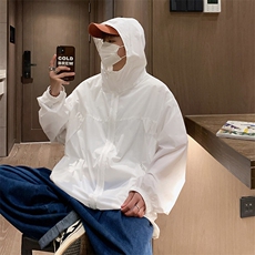 F8038/特P50防晒指数UPF50+防紫外线防晒服男皮肤衣薄外套，男装防晒衣，电商A141