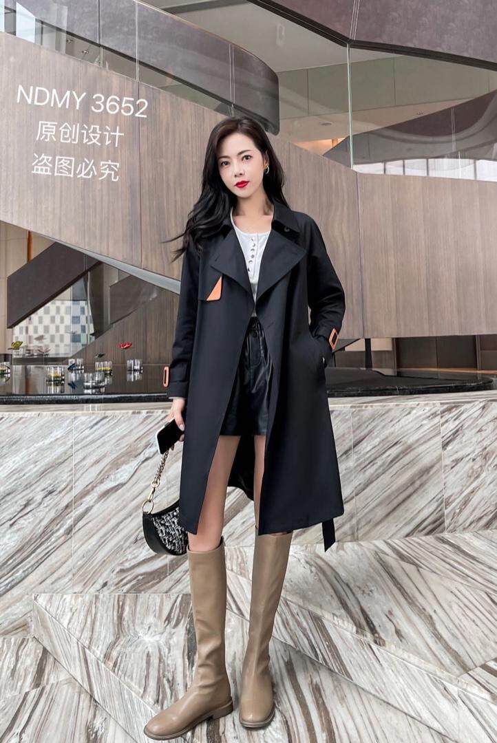 现货风衣，女装风衣，尼帝曼依