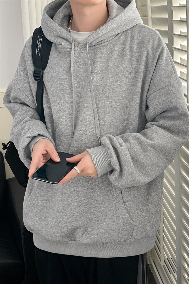 现货-青少年连帽套头卫衣男春秋宽松休闲上衣外套W6690-P55,男装夹克,电商A351