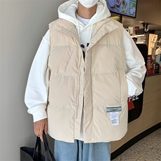 秋冬潮流宽松休闲百搭背心ins港风潮牌棉衣马甲男外套W7838-P47，男装背心/马甲，星座512-3