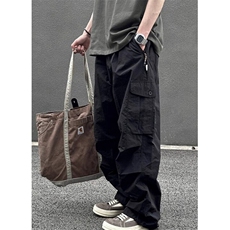 机能防水速干面料夏季休闲哈伦伞兵裤男潮薄款工装长裤KA718，男装工装外套，星座1116A（原606A-3）