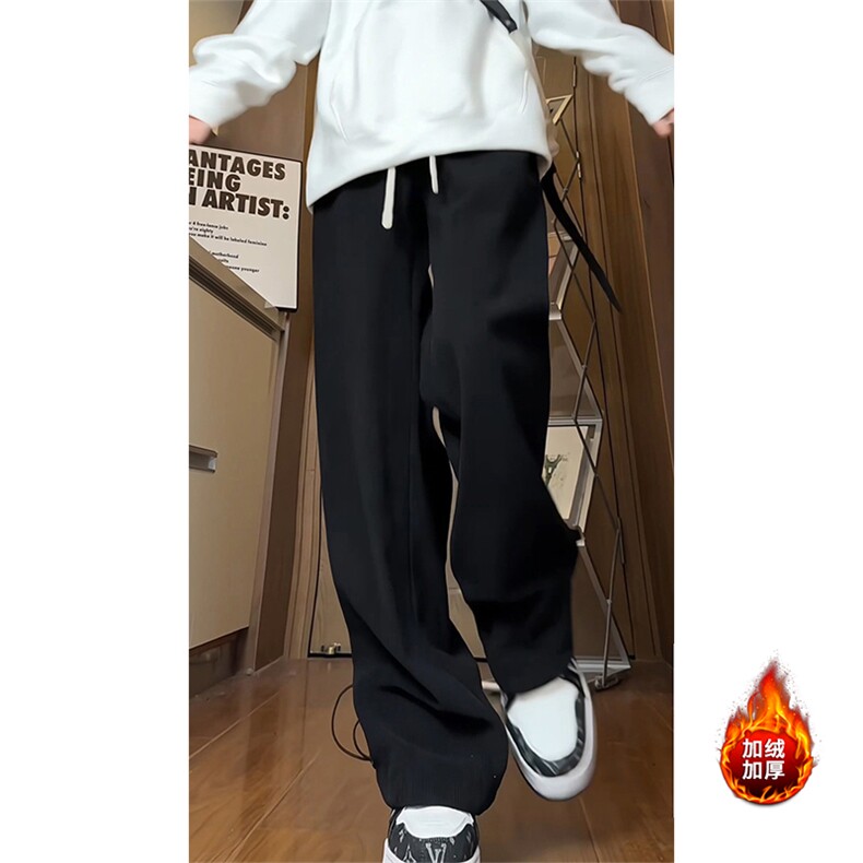 保暖加绒裤可束脚运动裤休闲直筒灯芯绒长裤男D7007-TP4068,男装休闲裤,电商A102