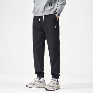 男秋冬加绒宽松束脚户外工装休闲裤登山冲锋长裤M620-P35/加绒P45图片