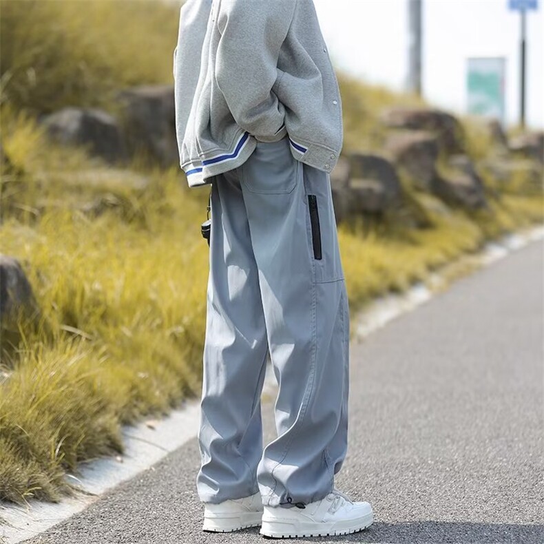 日系户外冲锋裤男潮牌机能痞帅设计感宽松休闲徒步登山裤YK577-38,男装休闲裤,星座1008