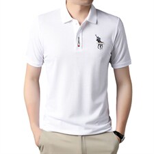 短袖体恤男士商务夏季新品纯色体恤时尚潮流休闲舒适中年男装上衣，男装T恤，电商B212（原钱塘6029）