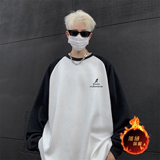 白色拼黑袖（加绒）