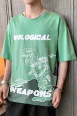 短袖t恤店主风男士圆领潮流体桖夏季时尚百搭印花衣服TC3028-P25，男装T恤，星座717