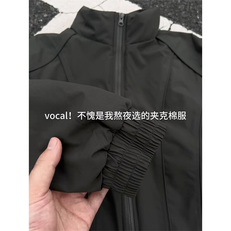 现货美式休闲加厚雪山棉衣夹克外套立领纯色三防户外工装棉服,男装夹克,电商A486-1