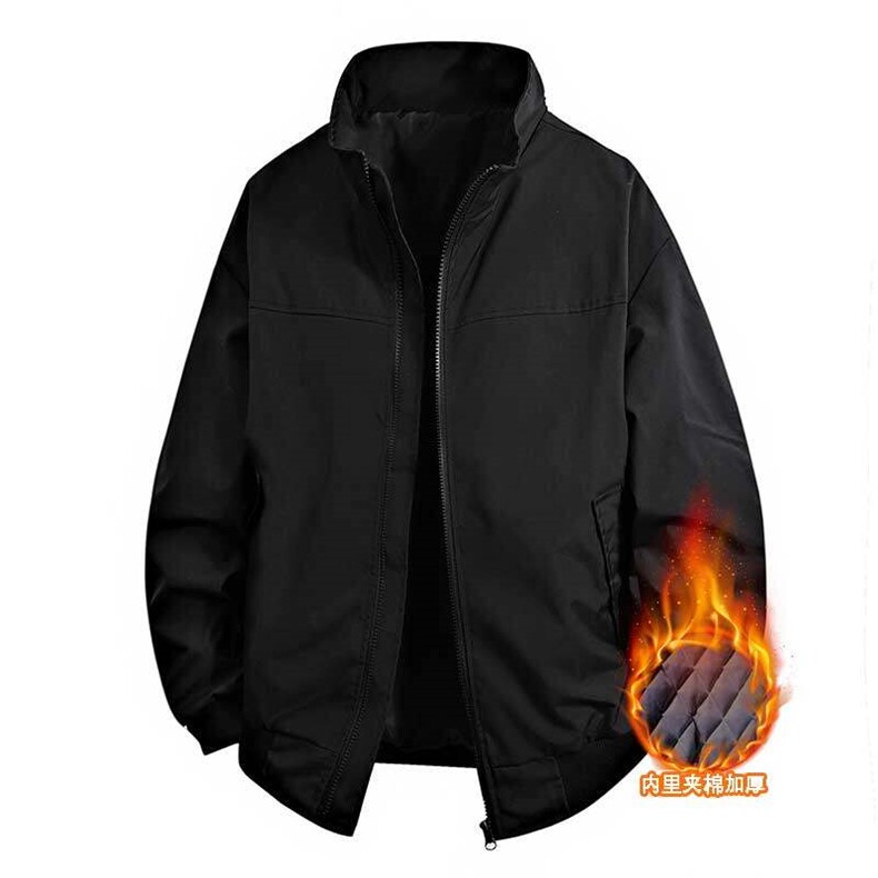 数据冬季网红教练夹克加棉加厚飞行夹克立领棉衣MY1234P75，男装棉衣，电商A128