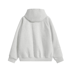 重磅加绒奥粒绒500克结构板连帽卫衣撞色拉链外套RH5314JR-P63