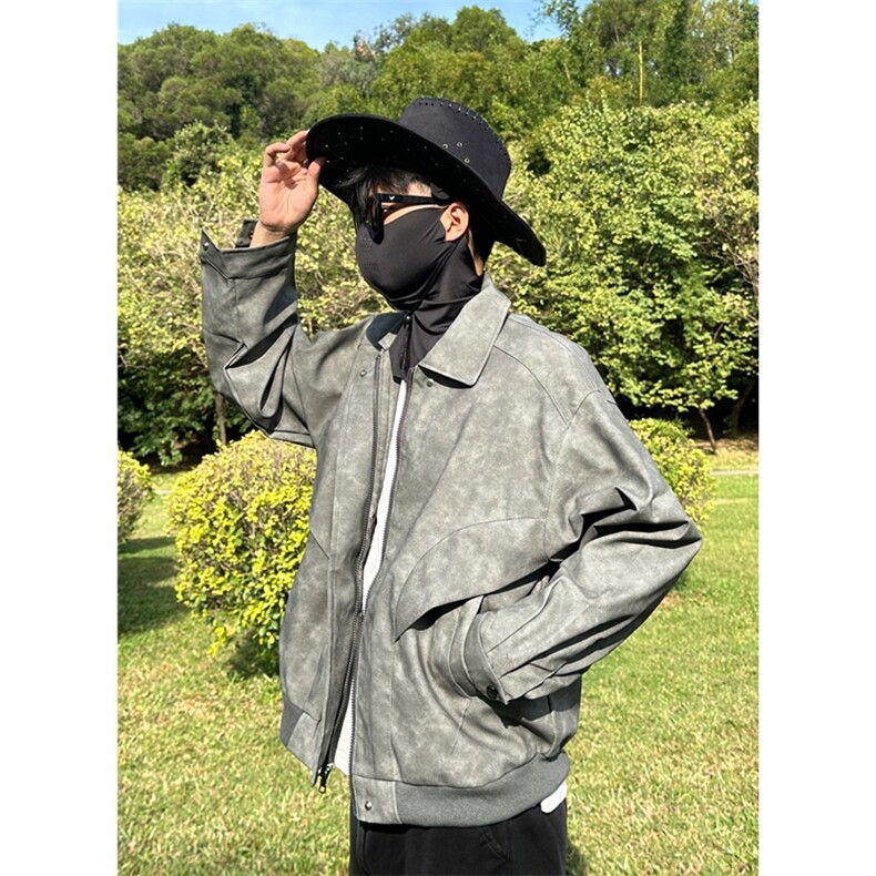 档口图美拉德复古皮衣男PU皮夹克外套J8926-P85加厚J8926JR-P95,男装夹克,星座1213