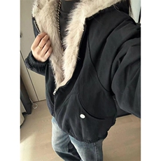 网图A2347P120-美式座山雕加绒加厚棉服男女秋冬宽松休闲棉衣，男装棉衣，电商B241