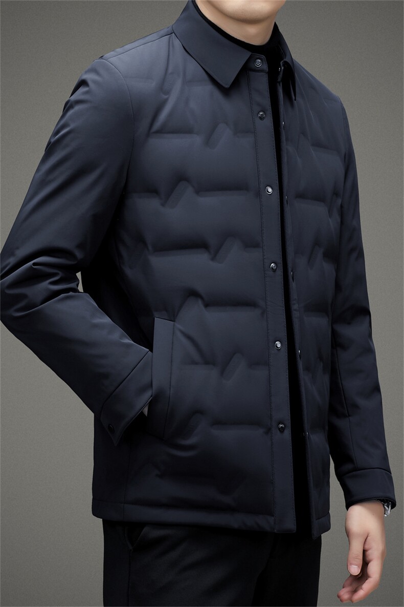 BAMJ-8978钱塘2020-2中年男士商务休闲简冬季厚款羽绒服P150,男装羽绒服,钱塘207-2