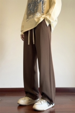 GENIOLAMODE美式潮牌纯棉工装裤子男士秋季休闲宽松直筒阔腿长裤，男装休闲裤，电商A157B