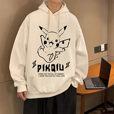 纯棉连帽卫衣男大码运动帽衫宽松薄WY2078-P35，男装卫衣，电商A040