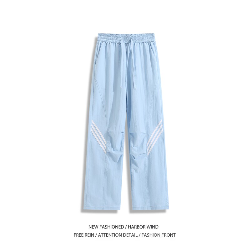 夏季新款美式机能三条杠设计感速干冰丝裤B315-K25431-特p35控68图片