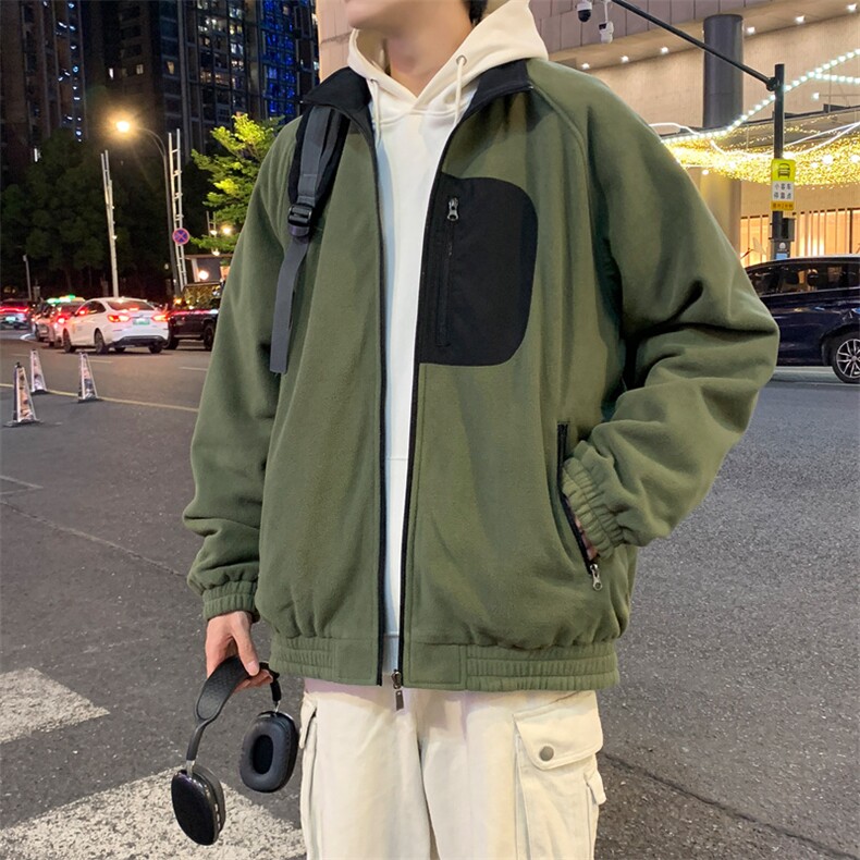 双面穿外套新款夹克男士潮百搭工装上衣高端简约JK02553-P83,男装夹克,星座308B-2