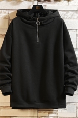 A115-P45拉链连帽卫衣男士大码宽松棒球服男外套男砖墙挂拍，男装卫衣，电商A040A