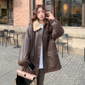 皮衣羽绒服2025冬季新款2C053款号837控305批408图片