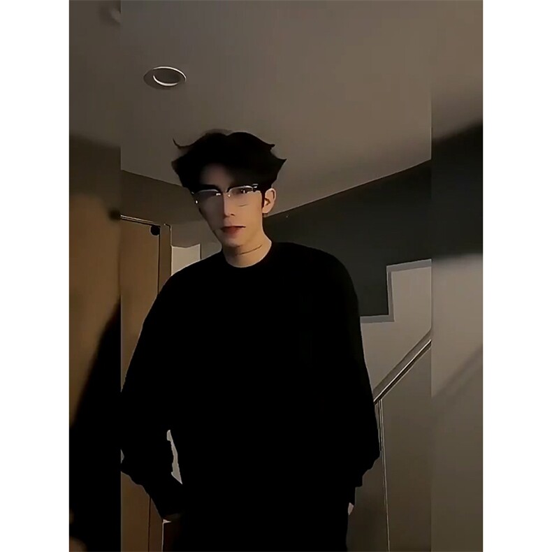 重磅秋冬男女纯色打底针织衫圆领套头半高领毛衣美式复古休闲上衣,男装T恤,电商A443