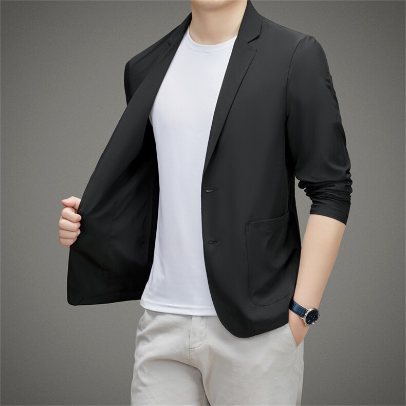 F8016春夏新款男士西服薄款防晒服主推P80,男装西服,电商B360