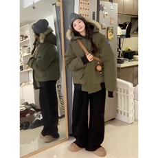 女风美式复古大毛领工装棉衣ZM0118-P110，男装棉衣，星座313A(原308A-2)