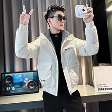 社会小伙连帽棉衣外套潮流棉服男，男装棉衣，电商A343