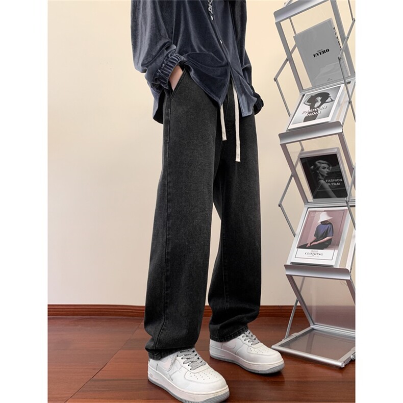 大量现货，抖音高品质!宽松直筒牛仔裤男A080-9299-特P38控68，男装牛仔裤，电商A080