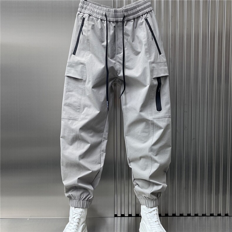 1506-1/KH1601/P76黑色工装裤男秋冬季2026新款多口袋束脚休闲裤，男装工装外套，星座1506-1