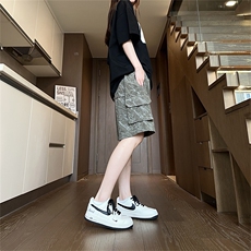 K9057特P32/夏季工装多口袋短裤男女t同款沙滩裤中裤休闲裤子，男装休闲裤，电商A141