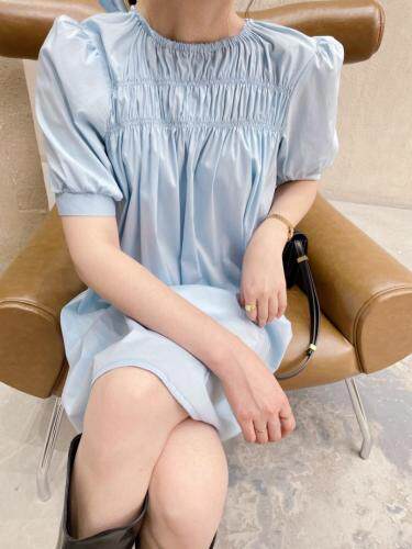 【现货】夏季新款特殊工艺气质连衣裙，女装连衣裙，本白(2F)