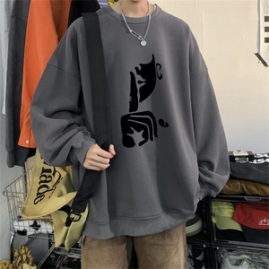 特P25控48秋冬新款男士圆领卫衣宽松休闲日常百搭上衣WQ2427图片