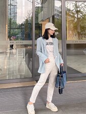 【现货】婴儿蓝西装外套，女装西装，ONE(2F)