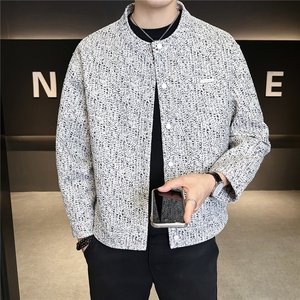 2026新款春季小香风外套男轻奢潮牌夹克上衣服 A313-9911-P155图片