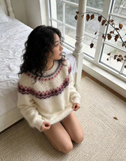 2026年秋季时尚百搭通勤简约休闲加厚圆领，女装羊毛衫，美轩羊绒