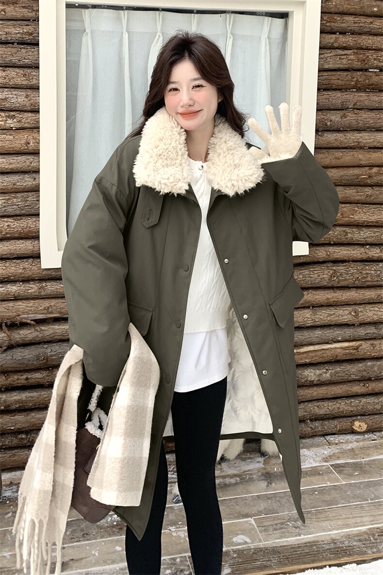现货:冬装新款高级欧货90白鸭绒长款羽绒服2C135-6863P285K428,女装羽绒服,2C135