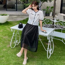 2022年夏款新品小香风套裙款号22022-P110K168，女装连衣裙，浙宝276（原081）