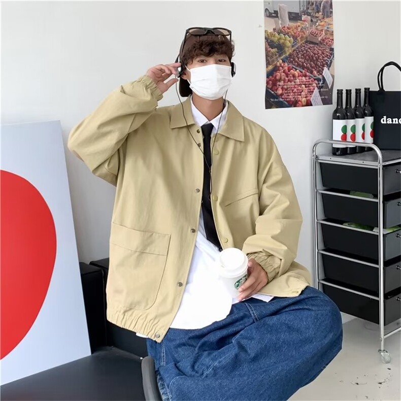 男秋季外套潮牌街头翻领夹克外套JK8503P55,男装夹克,星座1116-2