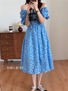 怒推新款！法式简约公主系列连衣裙！质感好！ML，女装连衣裙，DARA ROSE