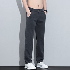 休闲裤男春夏季2026新款莱赛尔天丝男士裤子春季宽松直筒裤Y8102，男装休闲裤，星座224-1
