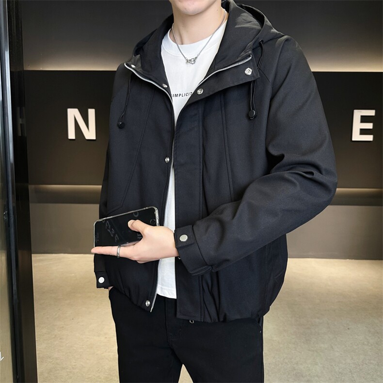 外套男春秋新款男士冲锋衣宽松休闲美式工装夹克JK02638-P73,男装夹克,星座308B-2