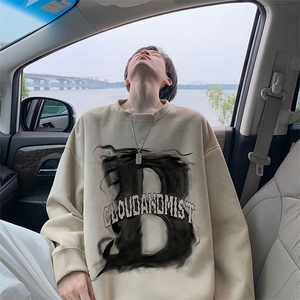 2025秋季男潮流休闲wyjp7829卫衣圆领麂皮绒 特p35  控69图片