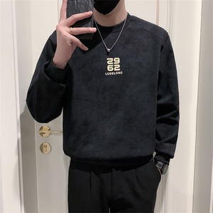 WY2767常规p5888 P68 98 店主风无头风冬季加绒卫衣男图片