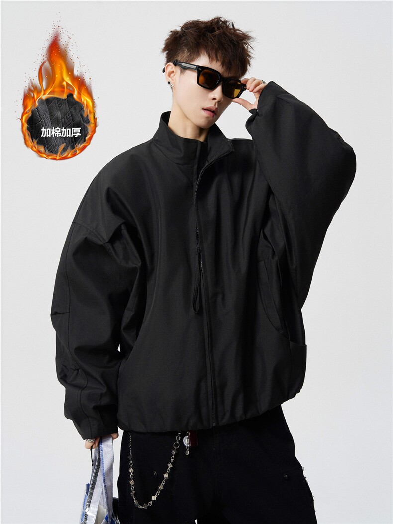 现货自家工厂美式弯刀休闲夹克加棉加厚保暖JK169JM/P98,男装夹克,电商B318