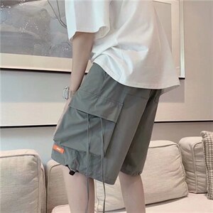 男春季潮流时尚休闲短裤冰丝工装裤K2622P28图片