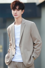 2025春秋款高端休闲西装男士宽松休闲简约西服外套X861-P240控308，男装西服，电商A355（原A415）