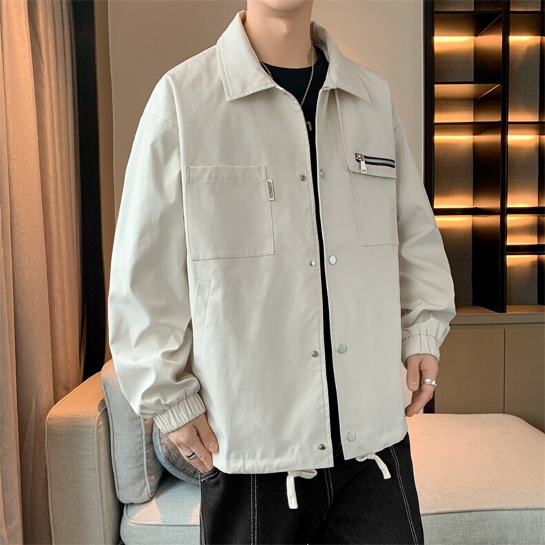 男士外套夹克工装2024新款男生潮牌冲锋衣服JK171-P78图片